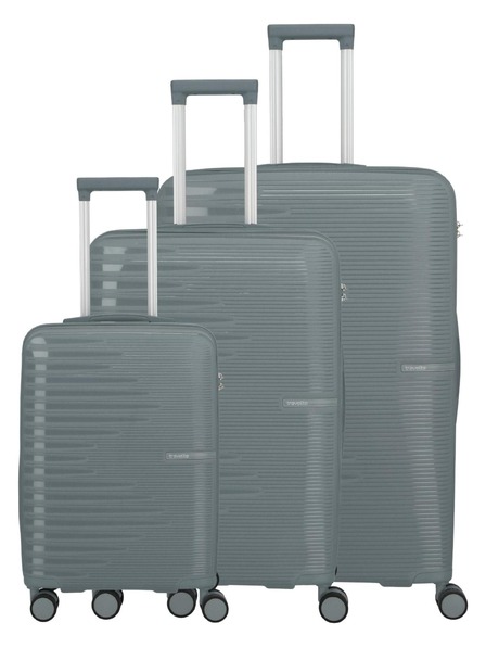 Travelite Set de geanți de călătorie Travelite Pacific S,M,L Anthracite