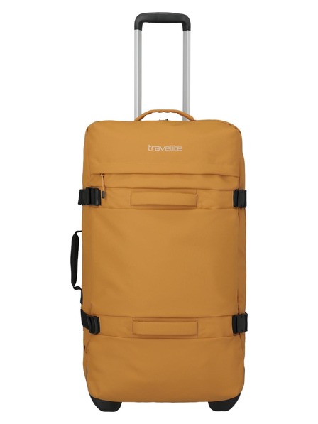 Travelite Geantă de călătorie Travelite Bolonia Wheeled Duffle L Galben