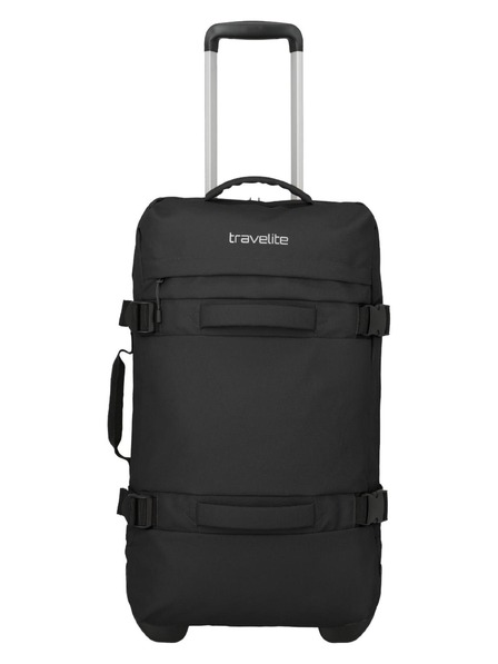 Travelite Geantă de călătorie Travelite Bolonia Wheeled Duffle M Negru