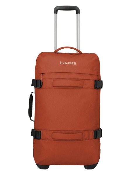 Travelite Geantă de călătorie Travelite Bolonia Wheeled Duffle M Portocaliu