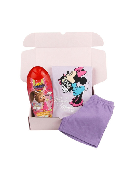 Trenýrkárna Set cadou pentru fete pijama Minnie și șampon Masha și ursul