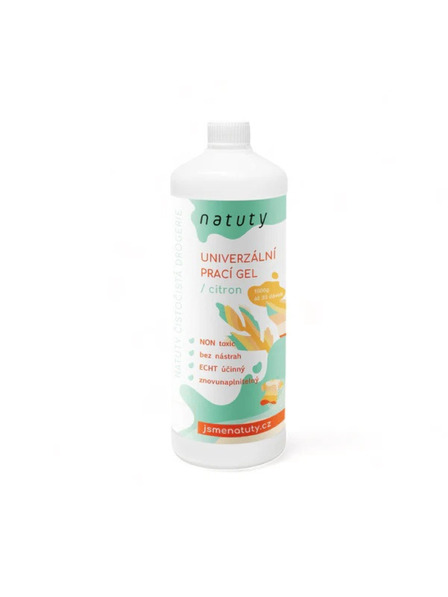 Natuty Gel de spălat Natuty universal cu aromă de lămâie 1000 ml