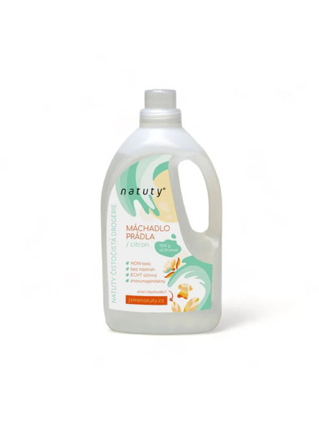 Natuty Balsam de spălat rufe Natuty cu aromă de lămâie 1500 ml
