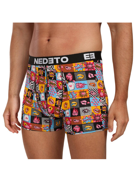 Nedeto Set de doi - boxeri bărbătești Nedeto multicolori