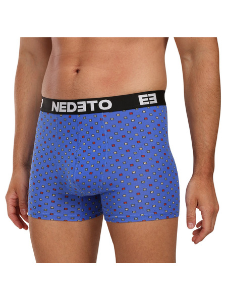 Nedeto Set de patru - boxeri bărbătești Nedeto multicolori