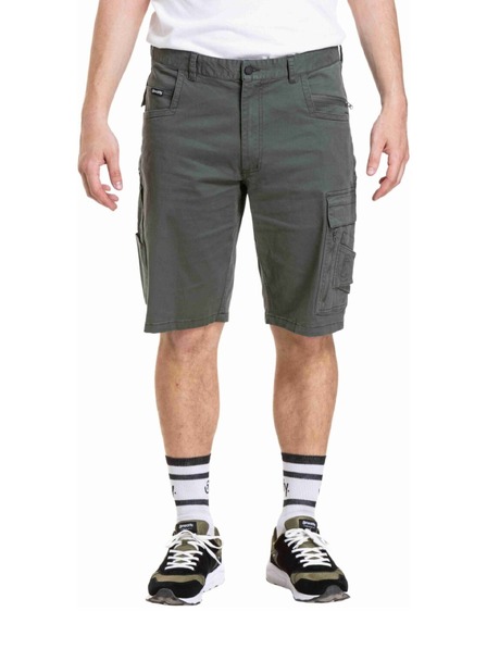 Meatfly Pantaloni scurți pentru bărbați Meatfly Formis Bronze Green