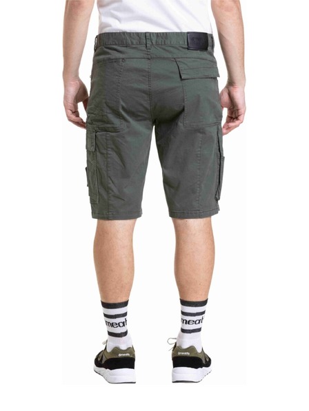 Meatfly Pantaloni scurți pentru bărbați Meatfly Formis Bronze Green