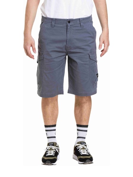 Meatfly Pantaloni scurți pentru bărbați Meatfly Icon 2.0 Night Gray