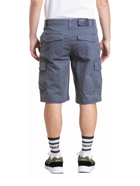 Meatfly Pantaloni scurți pentru bărbați Meatfly Icon 2.0 Night Gray