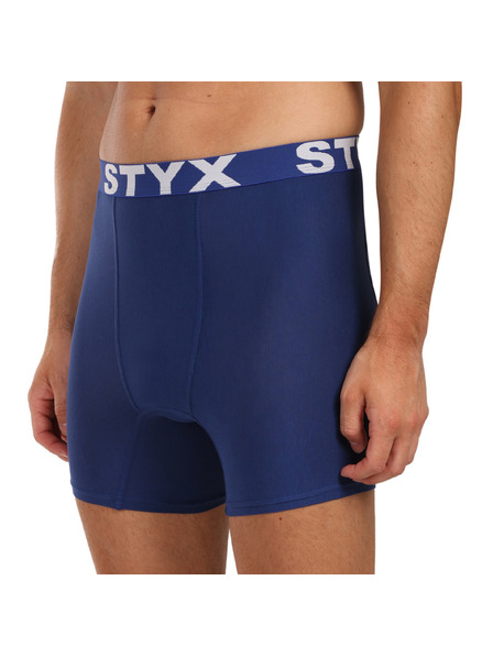 Styx Set de trei - boxeri bărbați Styx lung sport elastic multicolor