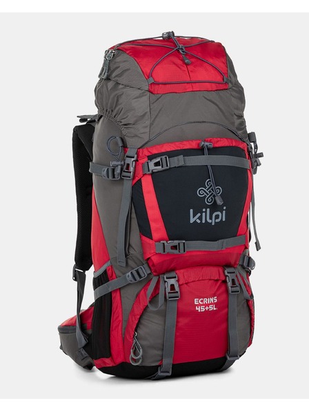 Kilpi Rucsac sport unisex gri și roșu Kilpi ECRINS (45+5 l)