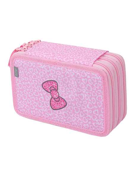 BAAGL  BAAGL Penar școlar trei compartimente Hello Kitty Sweet Leopard GRS