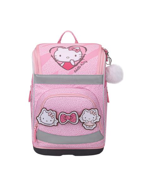 BAAGL  BAAGL SET 5 Zippy Plus Hello Kitty Sweet Leopard: ghiozdan, penar, săculeț, șort, portofel GRS