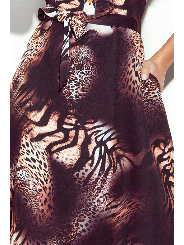 numoco Rochie - model leopard Numoco SANDY