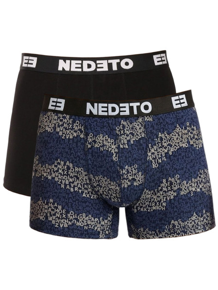 Nedeto Set de doi - boxeri bărbătești Nedeto multicolori