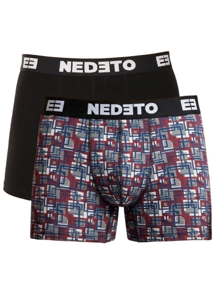 Nedeto Set de doi - boxeri bărbătești Nedeto multicolori