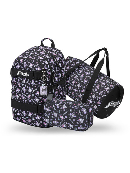 BAAGL  BAAGL SET 3 Skate Kuromi Black: rucsac, penar, geantă sport GRS