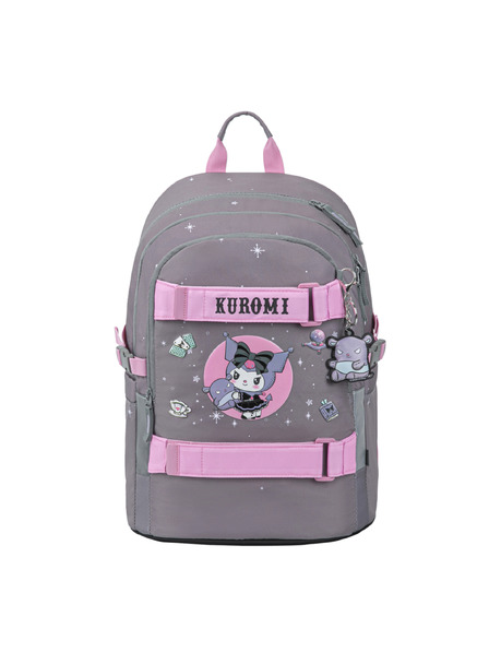 BAAGL  BAAGL SET 3 Skate Kuromi Grey: rucsac, penar, geantă sport GRS