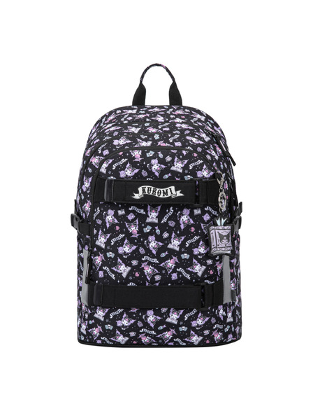 BAAGL  BAAGL SET 5 Skate Kuromi Black: rucsac, penar, geantă sport, borsă de brâu, husă laptop GRS