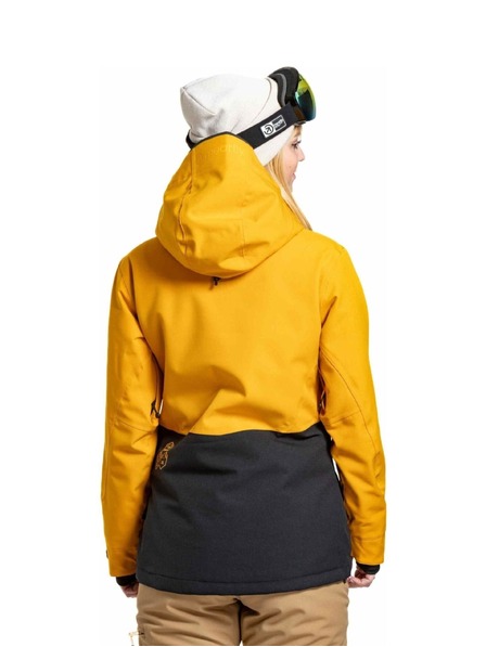 Meatfly Jachetă de schi și snowboard pentru femei Meatfly Gaia Sunflower / Black