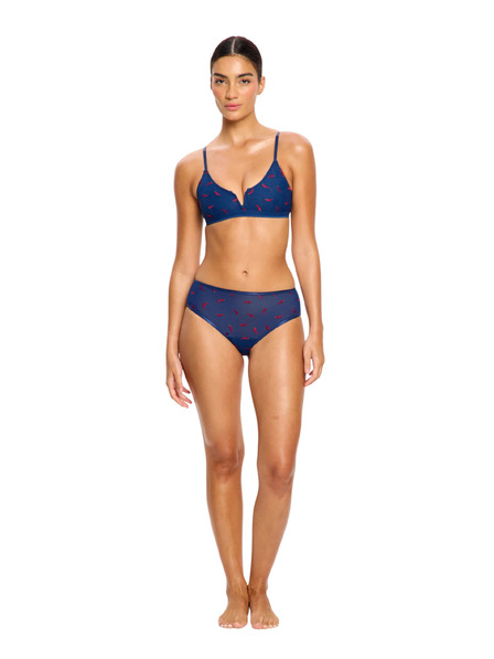 Modibodi Chiloți menstruali Modibodi Intimates V Day Hi Waist Brief Moderate Navy Chilli