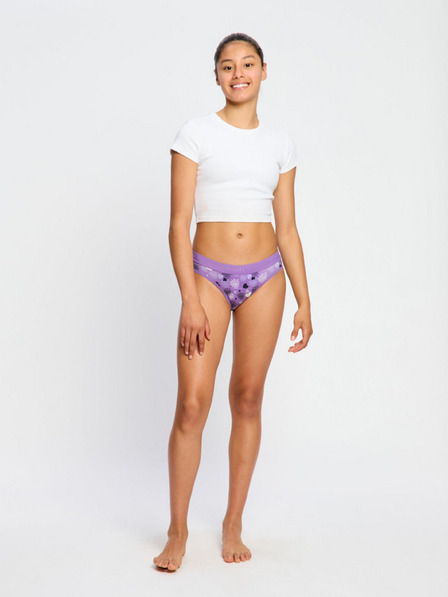 Modibodi Chiloți menstruali pentru fete Modibodi Teen Hipster Bikini Super Wicked Web Purple