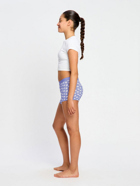 Modibodi Chiloți menstruali pentru fete Modibodi Teen Hipster Boyshort Moderate Giggly Ghost Blue