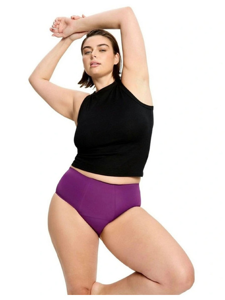 Modibodi Chiloți menstruali Modibodi Allure Seamfree Full Brief Super Mystic Purple