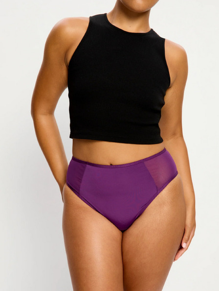 Modibodi Chiloți menstruali Modibodi Allure Hi Waist Brief moderate Mystic Purple
