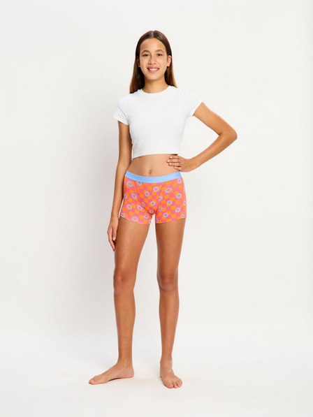 Modibodi Chiloți menstruali pentru fete Modibodi Teen Hipster Boyshort Moderate Flower Checkerboard