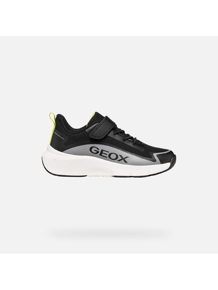 Geox Pantofi sport băieți negri Geox Pro-ran WR