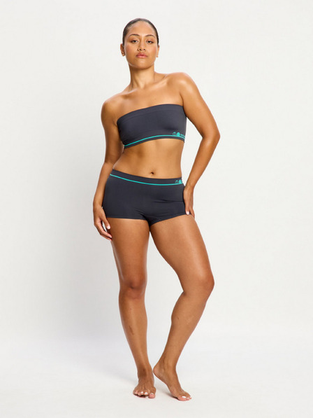 Modibodi Chiloți damă Modibodi Smileyworld Seamless Boyshort Moisture Wicking Steel