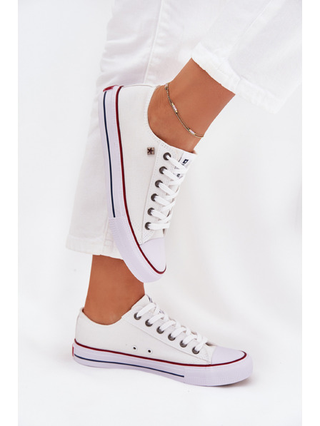 BIG STAR SHOES Adidași joși pentru femei Big Star – albi