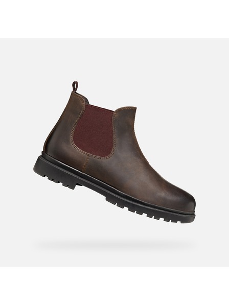 Geox Botine maro pentru bărbați Geox Andalo
