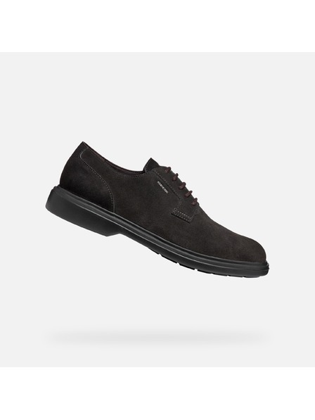 Geox Pantofi de ceremonie bărbați maro închis Geox Ottavio