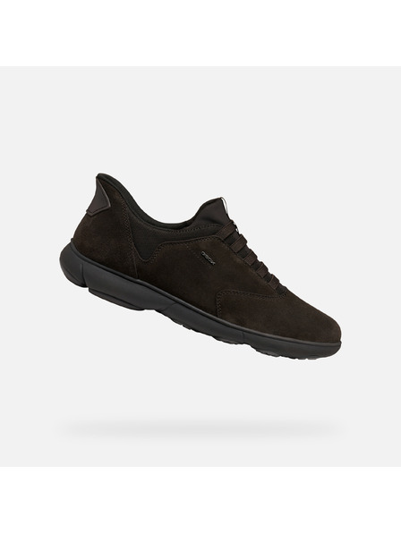 Geox Pantofi sport bărbați maro închis Geox Nebula 2.0 Plus Fast in