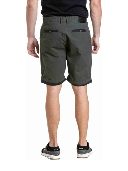 Meatfly Meatfly pantaloni scurți bărbătești Barry 2.0 Army Green / Black Ripstop