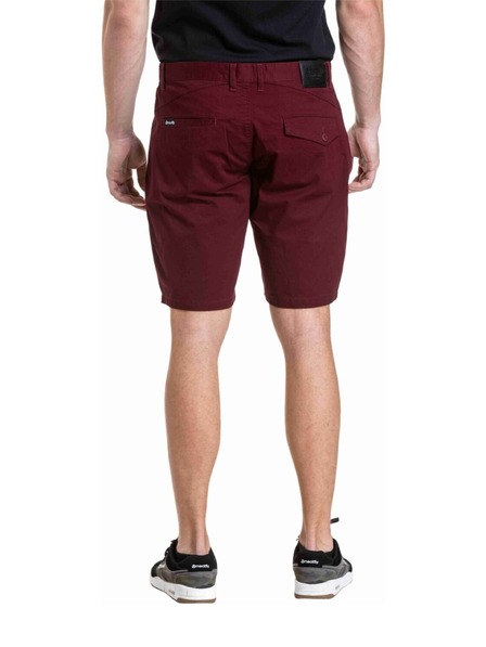 Meatfly Meatfly pantaloni scurți bărbătești Anthrax 2.0 Dark Wine
