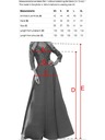 numoco Rochie maxi romantică cu floare pe umăr și crac - bej