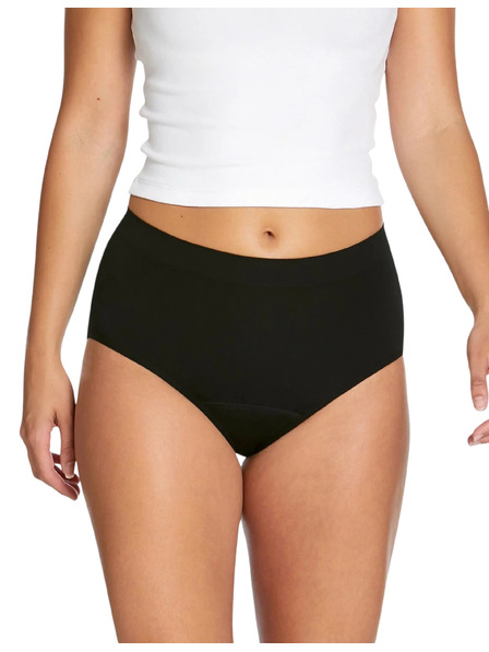 Love Luna Chilot menstrual Love Luna Seamfree Full Brief negru