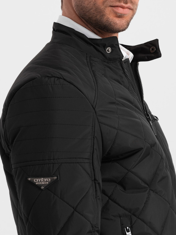 Ombre Clothing BIKER Jachetă
