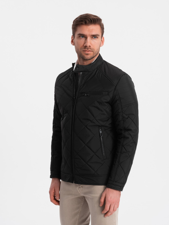 Ombre Clothing BIKER Jachetă