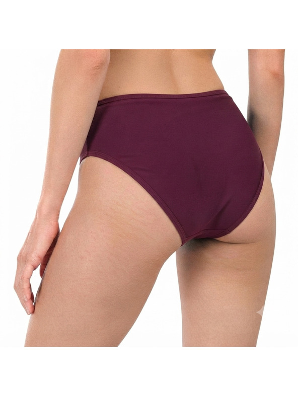 Pietro Filipi Costum de baie menstrual pentru femei Pietro Filipi talie înaltă moderate roșu