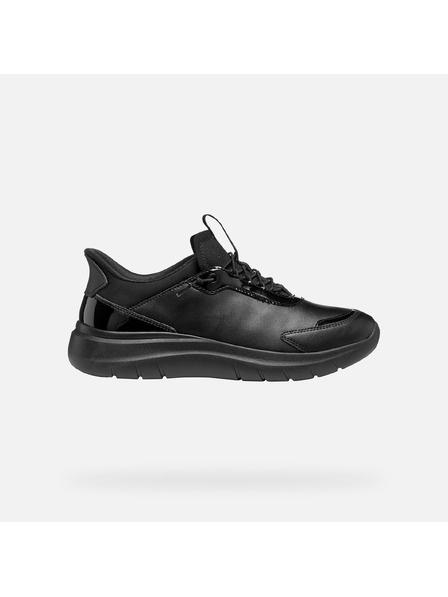 Geox Adidași negri pentru femei Geox Plummery Plus
