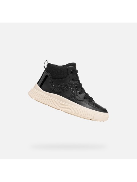 Geox Pantofi negri pentru fată Geox Laquinny