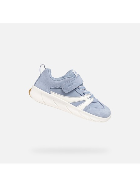 Geox Adidași albastri deschis pentru fată Geox Foot-run