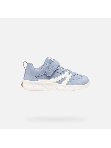 Geox Adidași albastri deschis pentru fată Geox Foot-run