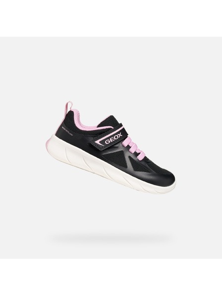 Geox Adidași negri pentru fată Geox Foot-run
