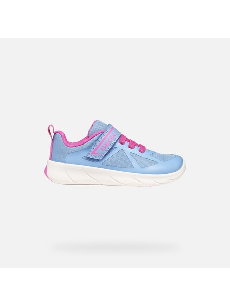 Geox Adidași albastri deschis pentru fată Geox Foot-run
