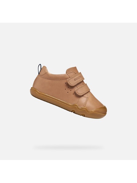 Geox Pantofi maro deschis pentru băiat Geox Steppieup